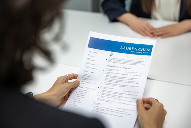 Resume and Job Application Support